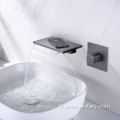 Robinette de lavabo à cascade cachée chaude et à froid